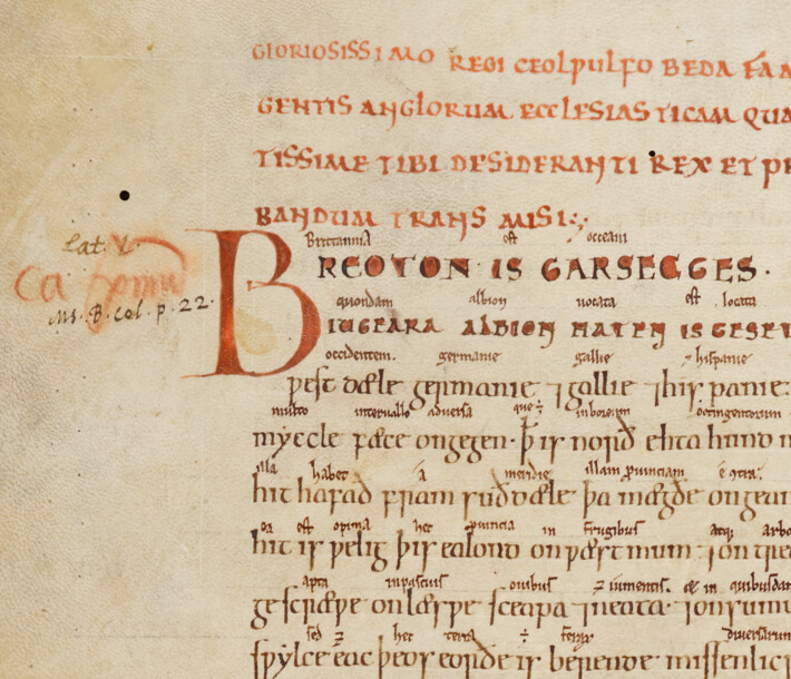 May Update Old English translation of Bede